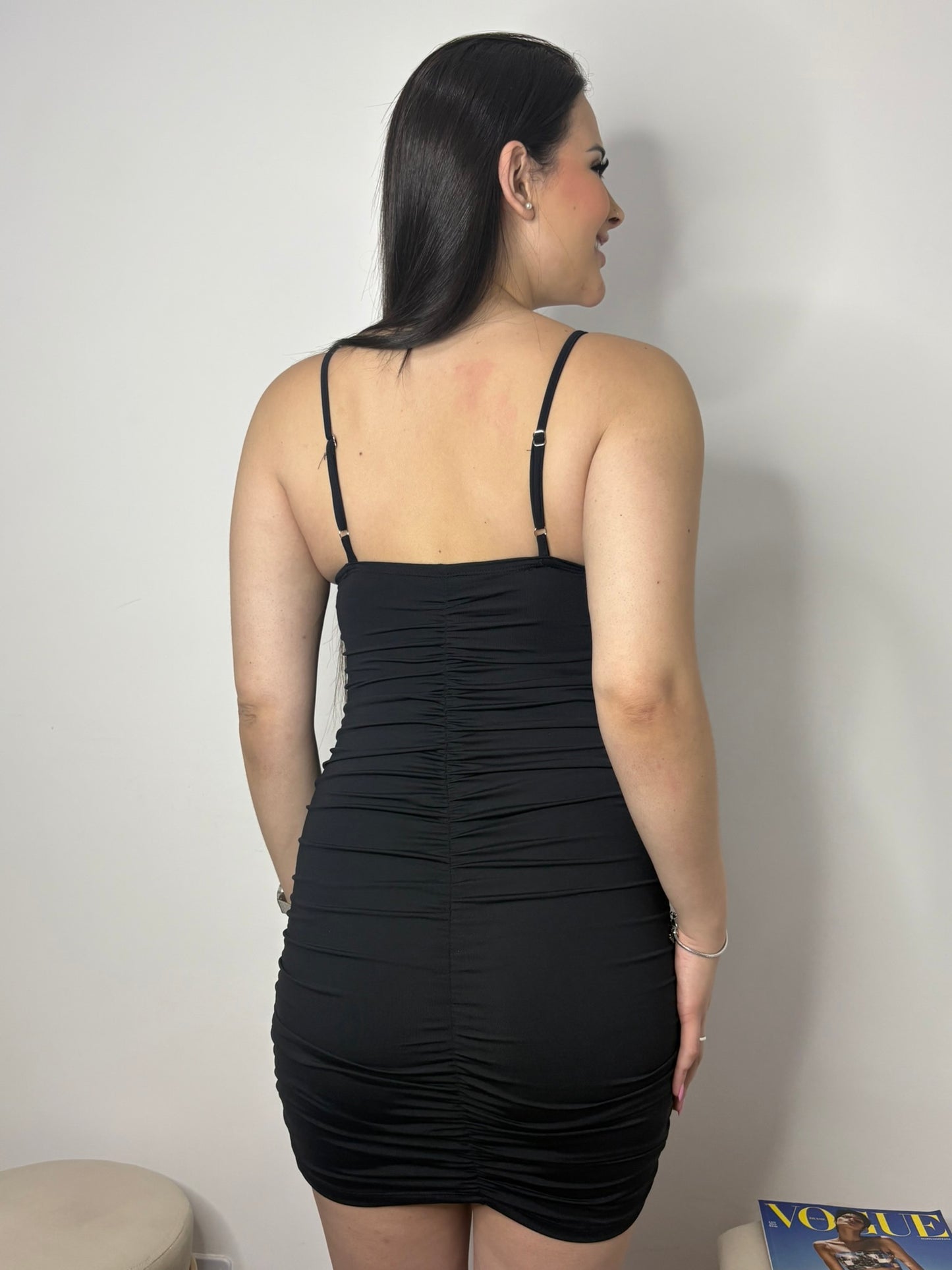 Vestido Sandy Corte V de Alça