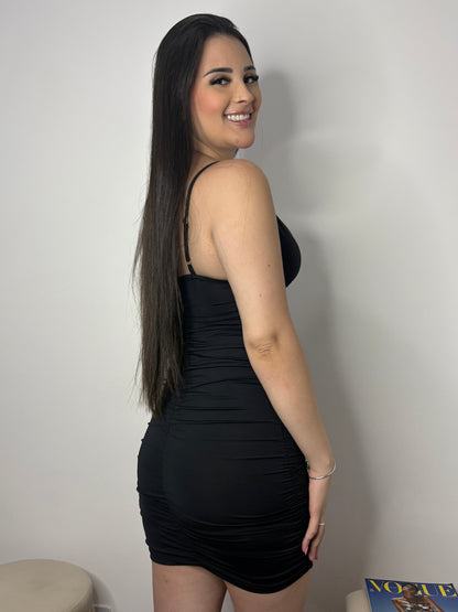 Vestido Sandy Corte V de Alça